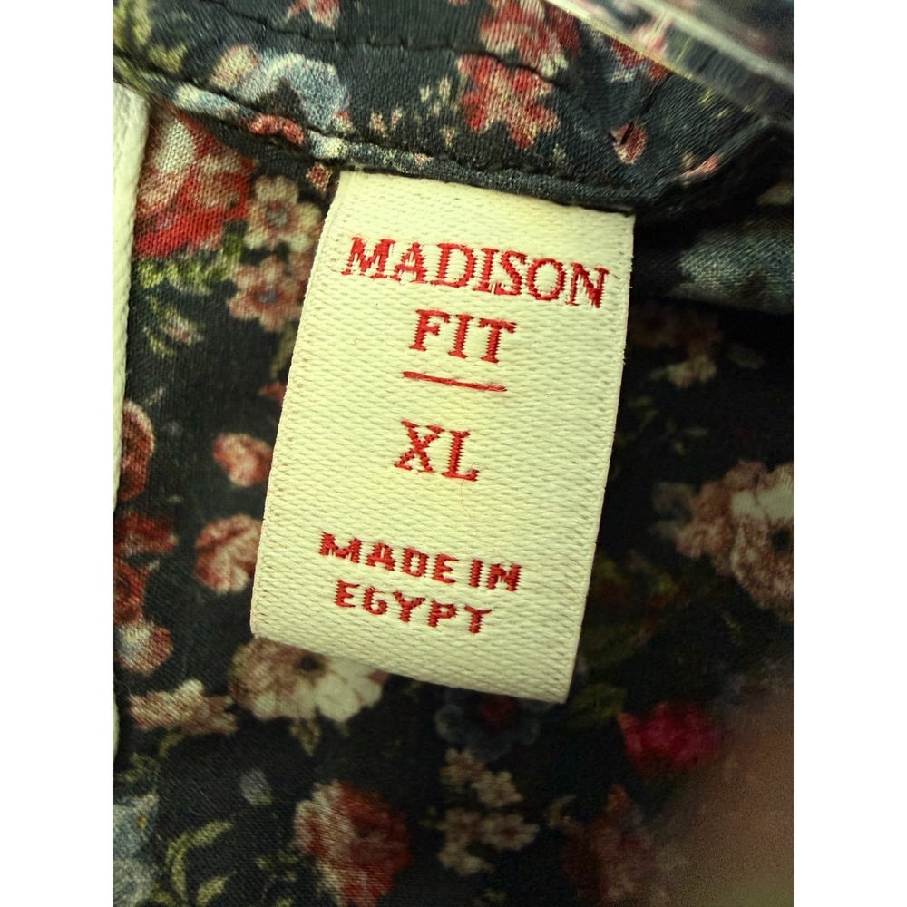Brooks Brothers Thomas Mason Luxury Shirt Collection Floral Mens XL Madison Fit - Picture 7 of 8
